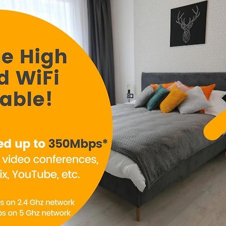Comfy 2 Room Apartment - Free Parking - 350Mbps Wifi - Netflix Kaunas Dış mekan fotoğraf